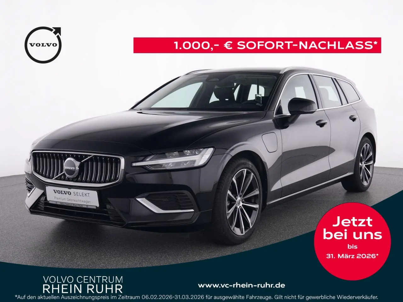 VOLVO V60 T6 Recharge AWD Essential+LED+DAB+SHZ+ - 350 PS