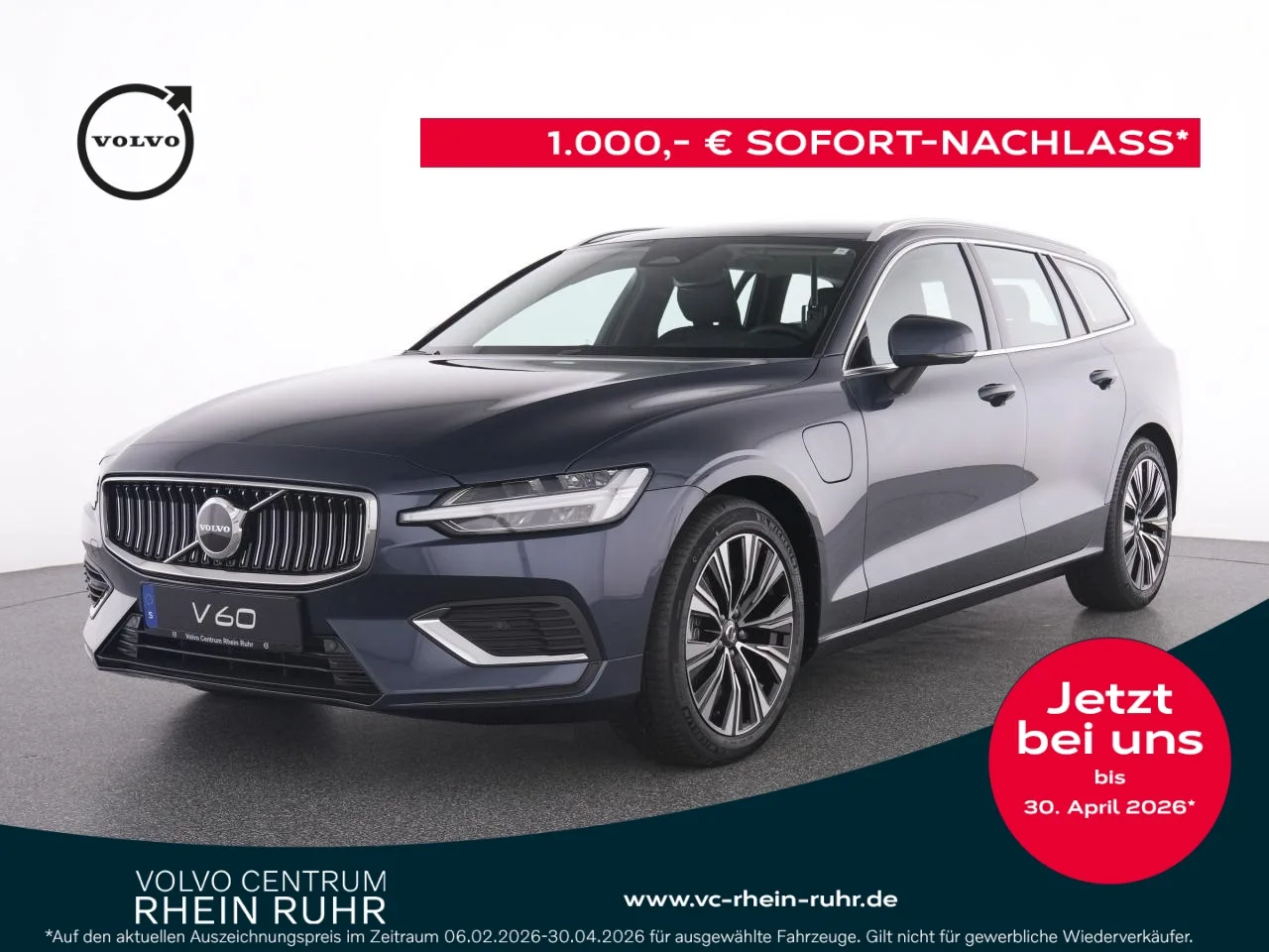 VOLVO V60 T8 Recharge AWD Plus Bright+Fahrerassistenz-Paket - 456 PS