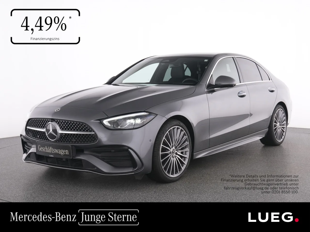 Mercedes-Benz C 180 AMG+19+SHD+MEMORY+DISTRONIC+KEYLESS+360°+ - 170 PS