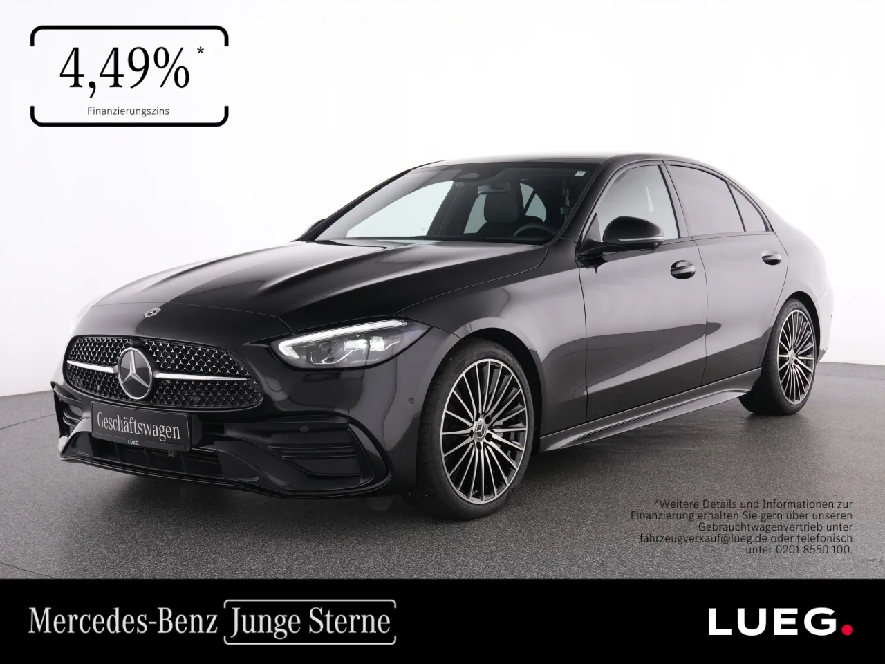 Mercedes-Benz C 180 AMG+NIGHT+20+SHD+AHK+SOUND+MEMORY+360°+++ - 170 PS