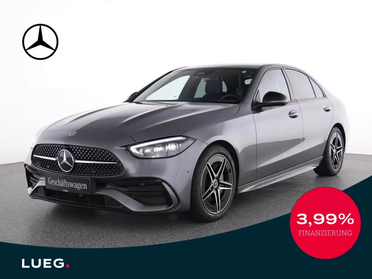 Mercedes-Benz C 180 AMG+NIGHT+AHK+DIGIT.LIGHT+SOUND+360°+EDW++ - 170 PS