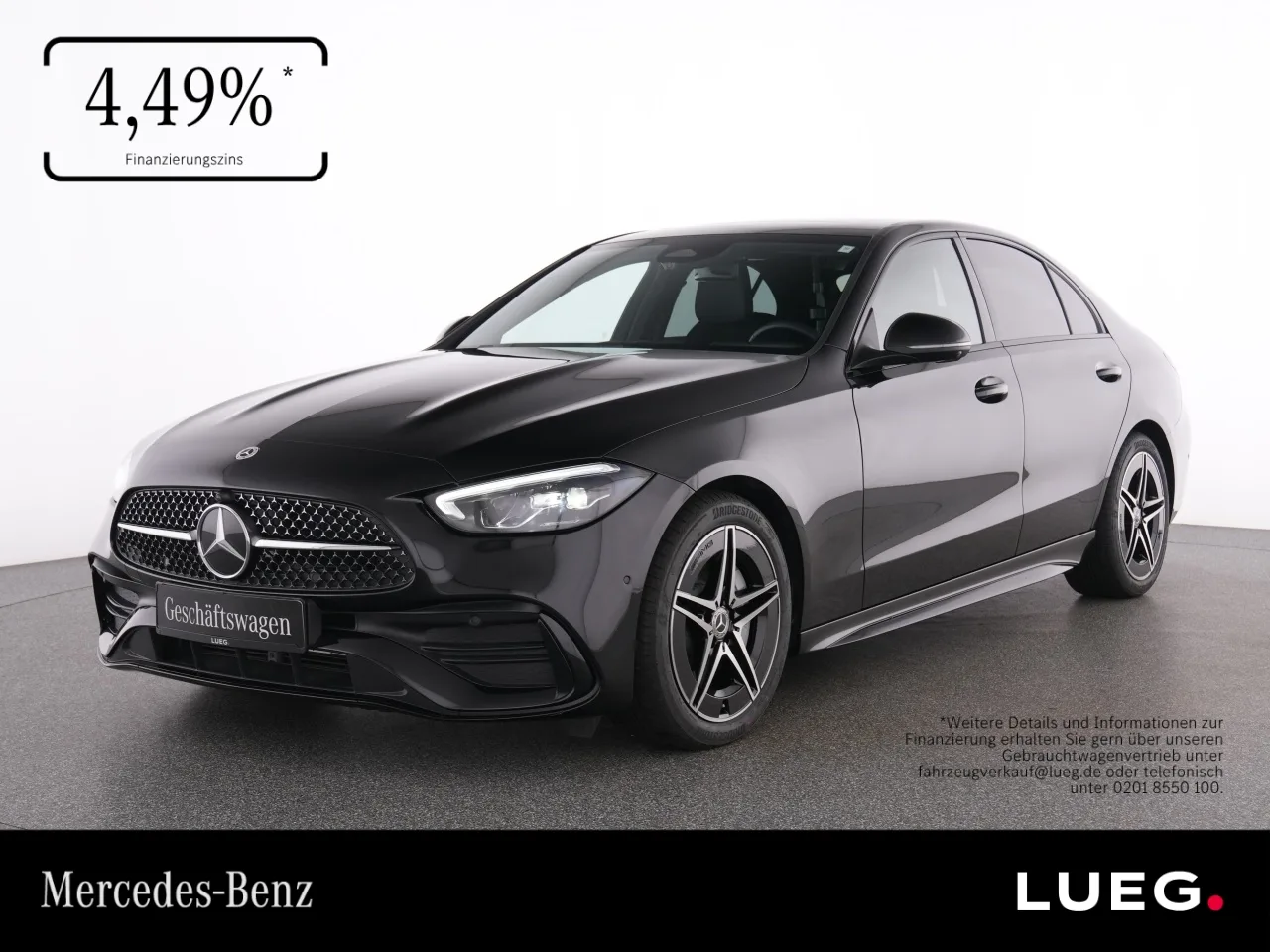 Mercedes-Benz C 200 d AMG+NIGHT+SHD+AHK+MEMORY+DISTRONIC+360°+ - 163 PS