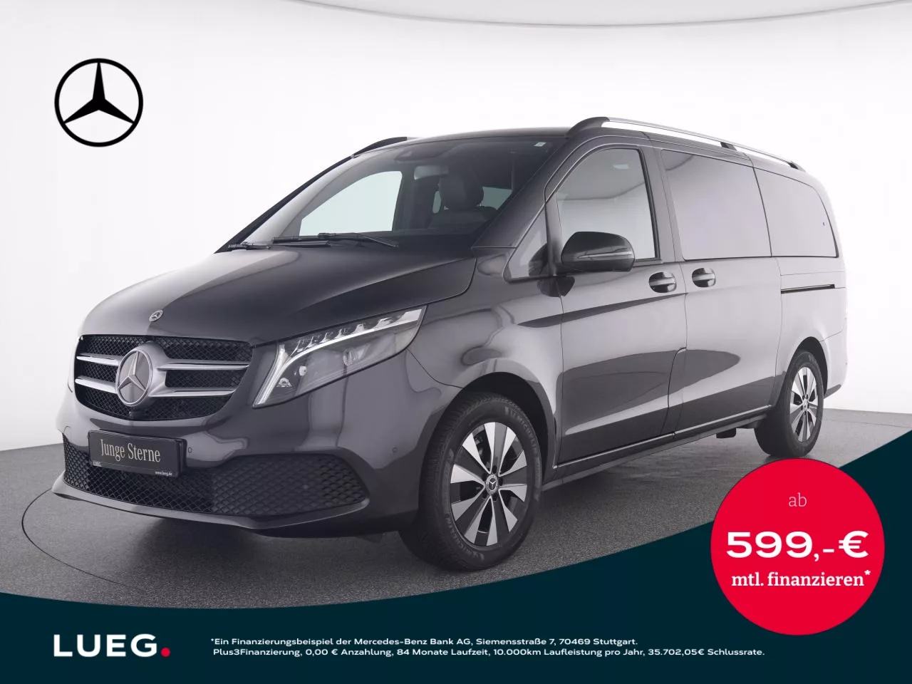 Mercedes-Benz V 300 d 4M Pano+Burm+LED-ILS+AHK+Sthzg+Leder+360 - 237 PS