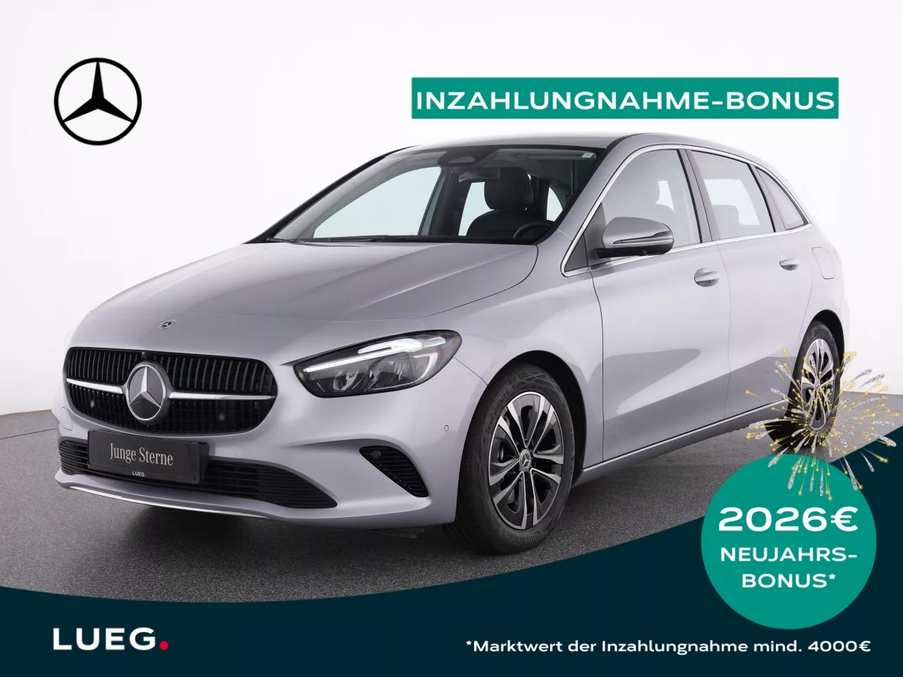 Mercedes-Benz B 200 Progressive+MBUX+LED-HP+AHK+EHeck+SHZ+360° - 163 PS