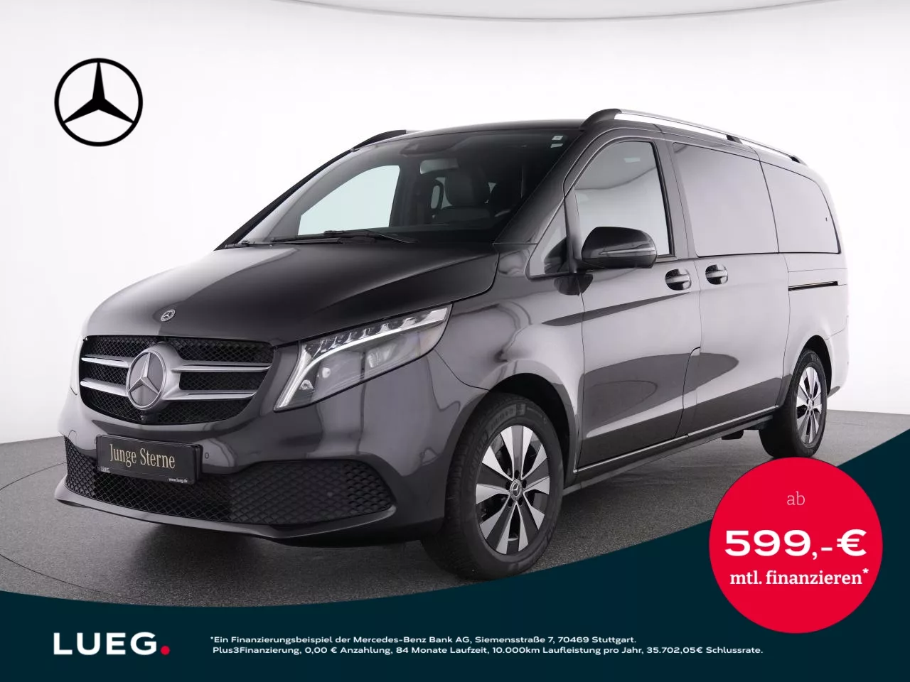 Mercedes-Benz V 300 d 4M Pano+Burm+LED+AHK+Sthzng+Leder+360° - 237 PS
