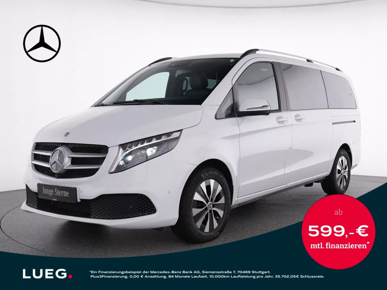 Mercedes-Benz V 300 d 4M Pano+Burm+LED-ILS+AHK+Sthzg+Leder+360 - 237 PS