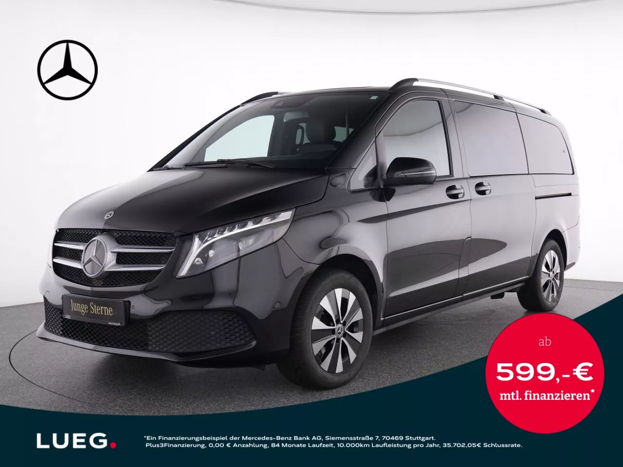 Mercedes-Benz V 250 d 4M MBUX+Navi+LED+AHK+Sthzg+Leder+DAB+RFK - 190 PS