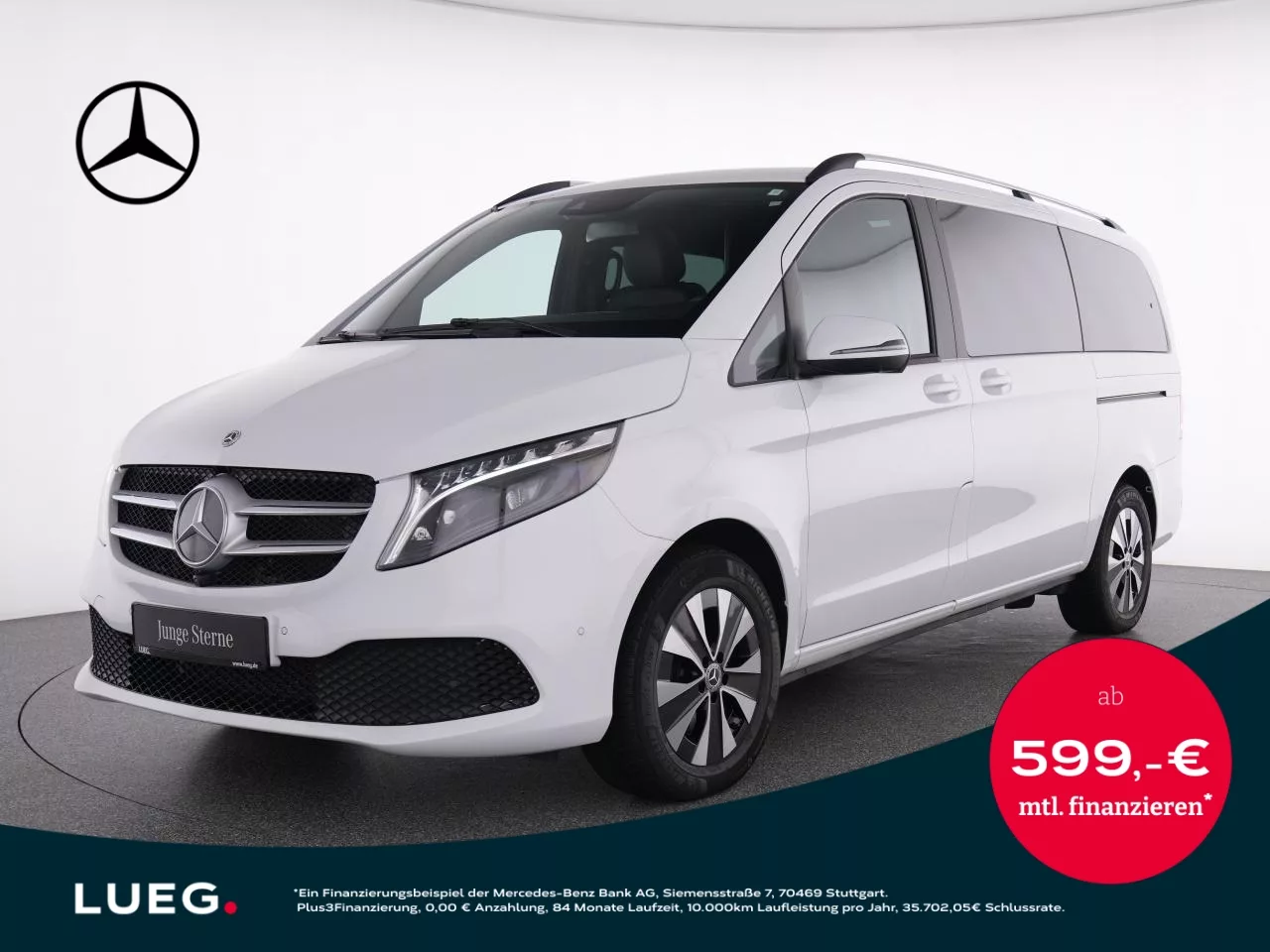 Mercedes-Benz V 300 d 4M Pano+Burm+LED-ILS+AHK+Sthzg+Leder+360 - 237 PS