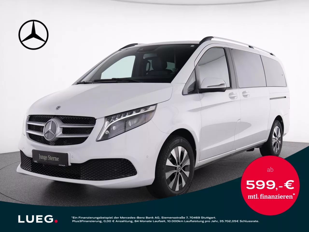 Mercedes-Benz V 250 d 4M MBUX+Navi+LED+AHK+Sthzg+Leder+DAB+RFK - 190 PS