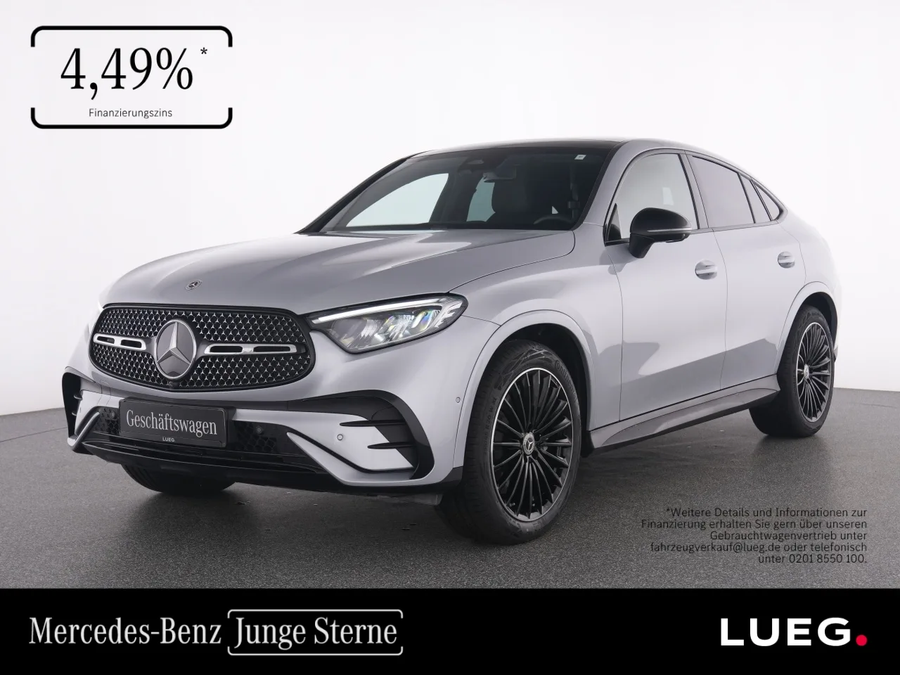 Mercedes-Benz GLC 300 d 4M Coupé AMG+NIGHT+20+HUD+PANO+360°++ - 269 PS