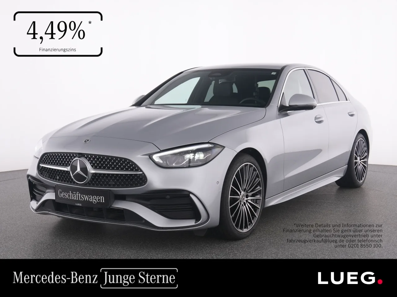 Mercedes-Benz C 180 AMG+19+AHK+SOUND+MEMORY+DISTRONIC+360°+++ - 170 PS