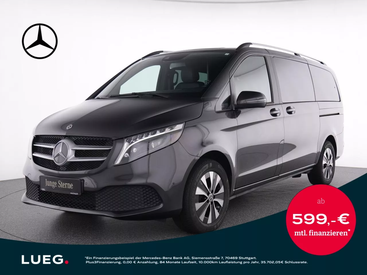 Mercedes-Benz V 250 d 4M MBUX+Navi+LED+AHK+Sthzg+Leder+DAB+RFK - 190 PS