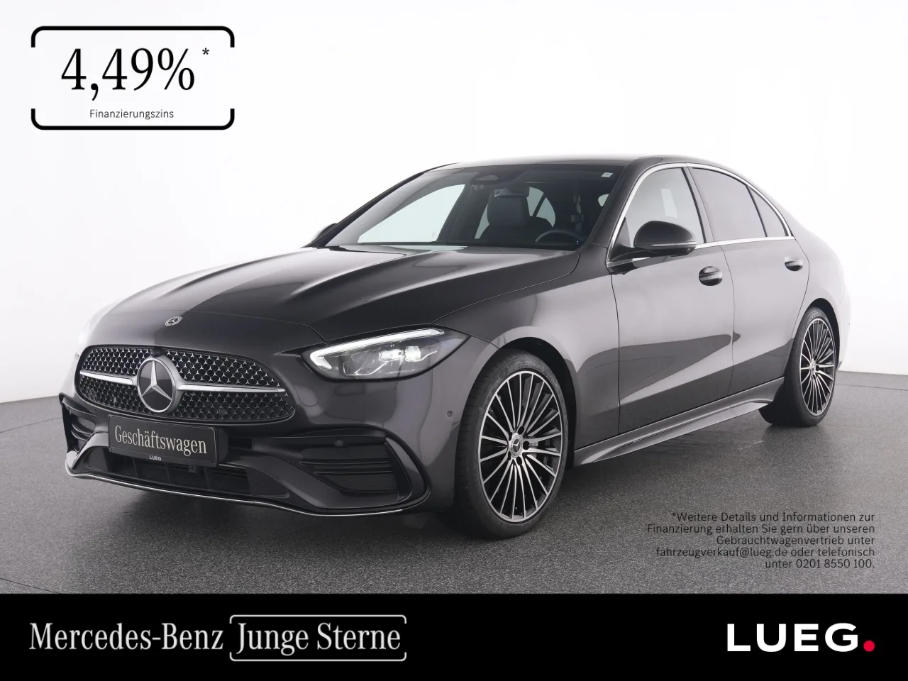 Mercedes-Benz C 180 AMG+19+AHK+SOUND+360°+DISTRONIC+MEMORY+++ - 170 PS