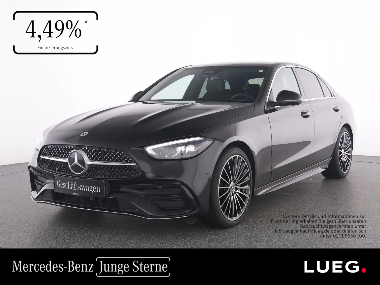 Mercedes-Benz C 180 AMG+19+AHK+SOUND+MEMORY+DISTRONIC+360°+++ - 170 PS