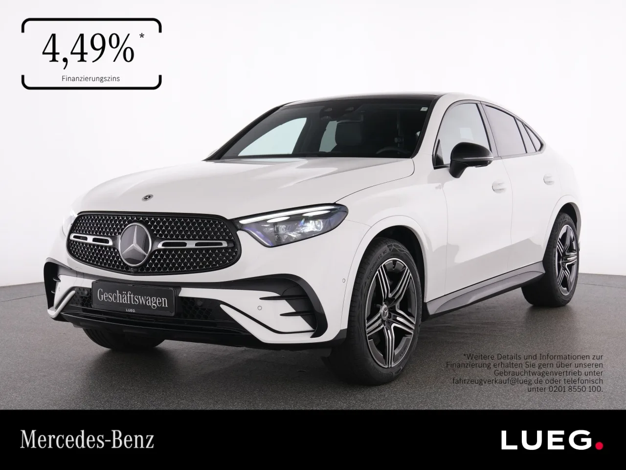 Mercedes-Benz GLC 220 d 4M Coupé AMG+NIGHT+20+PANO+AHK+360°++ - 197 PS