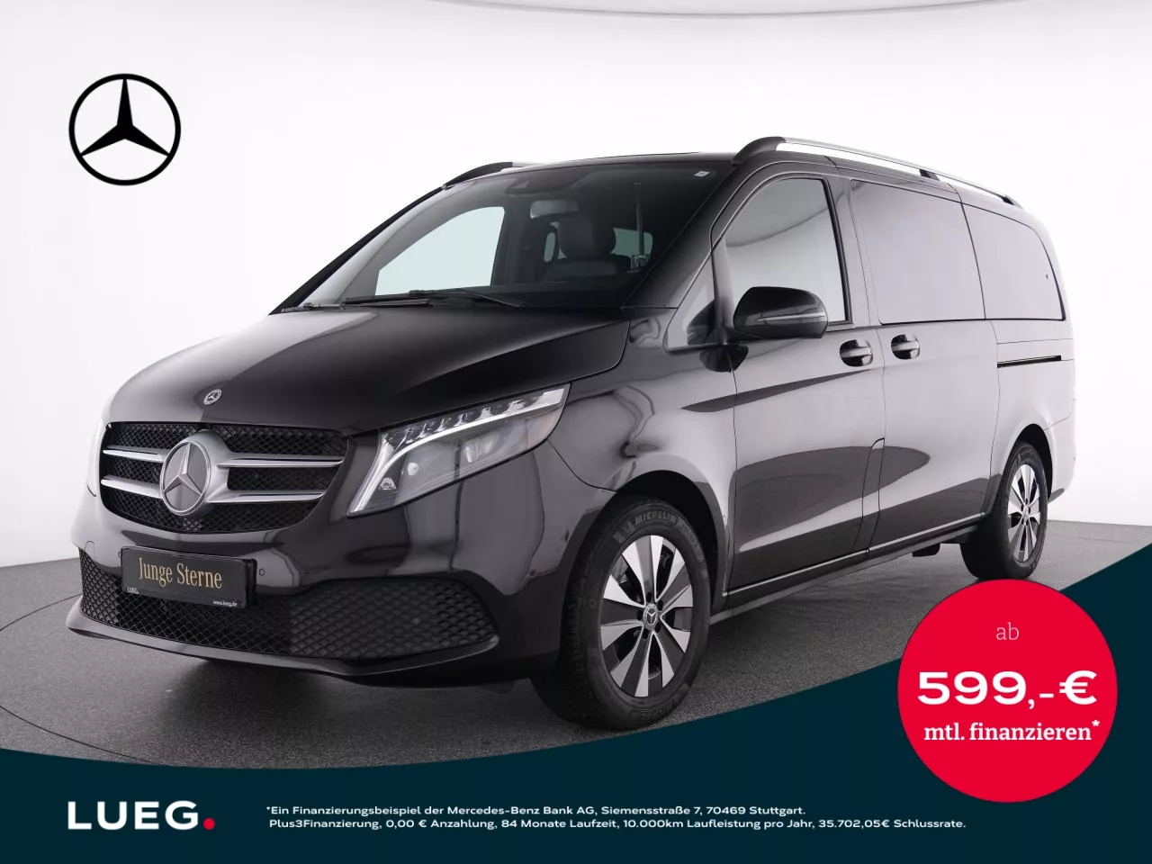Mercedes-Benz V 250 d 4M MBUX+Navi+LED+AHK+Sthzg+Leder+DAB+RFK - 190 PS