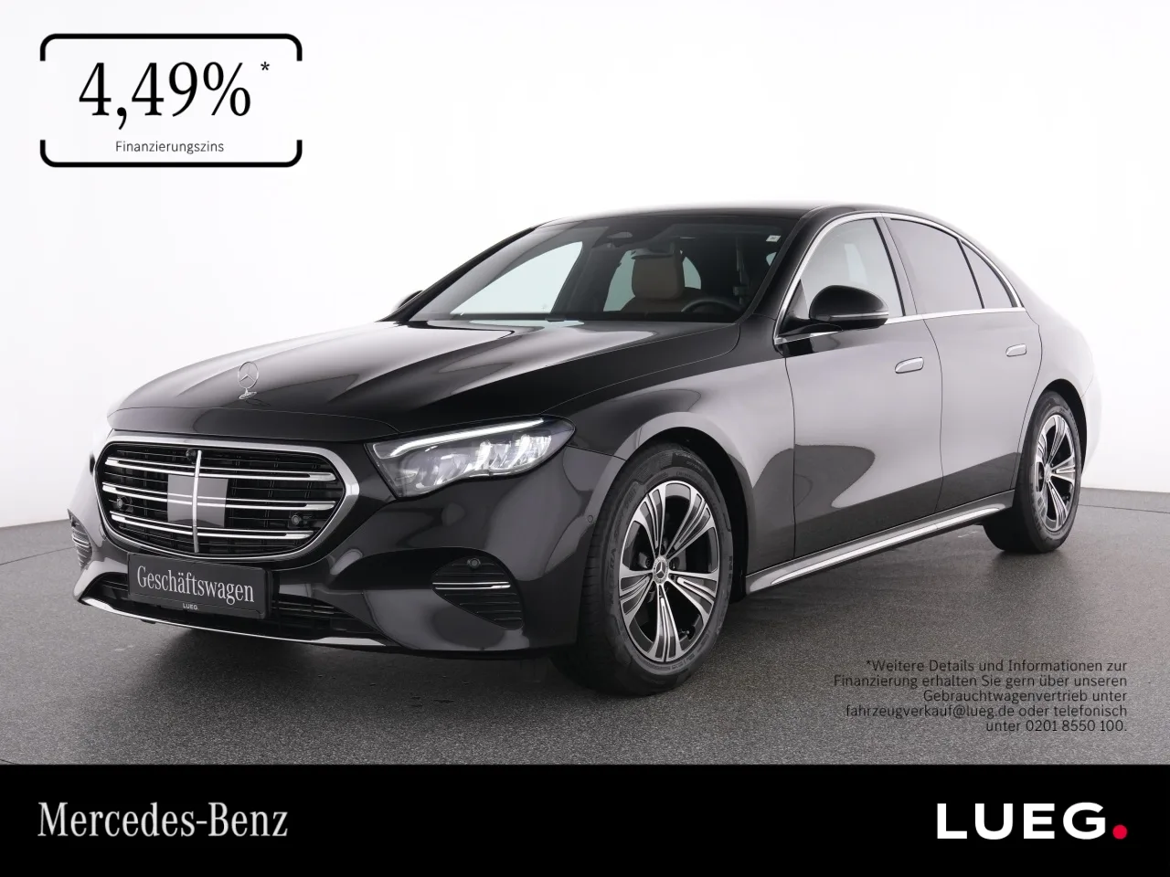 Mercedes-Benz E 200 d EXCLUSIVE+AHK+KEYLESS-GO+DISTRONIC+TOTW. - 163 PS