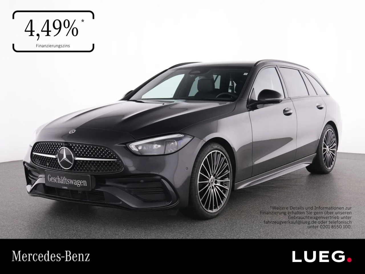 Mercedes-Benz C 200 T AMG+NIGHT+19+DIG.LIGHT+SOUND+TOTW+360°+ - 204 PS
