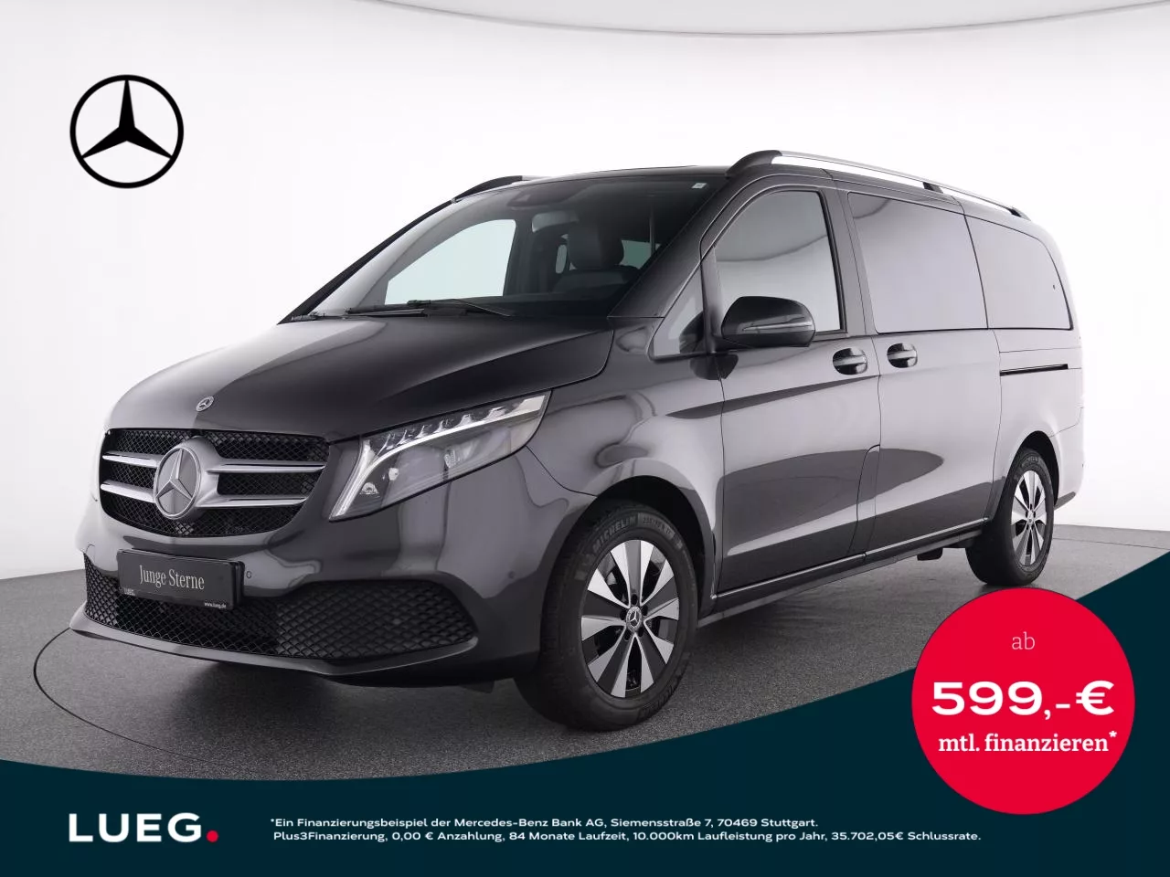 Mercedes-Benz V 250 d 4M MBUX+Navi+LED+AHK+Sthzg+Leder+DAB+RFK - 190 PS