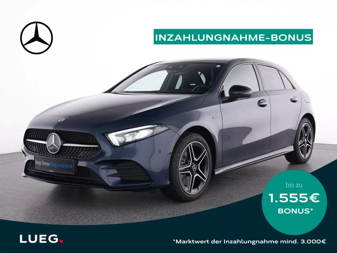 Mercedes-Benz A 250 e  AMG+MBUXHighEn+LED-HP+AHK+Night+Amb+RFK - 160 PS