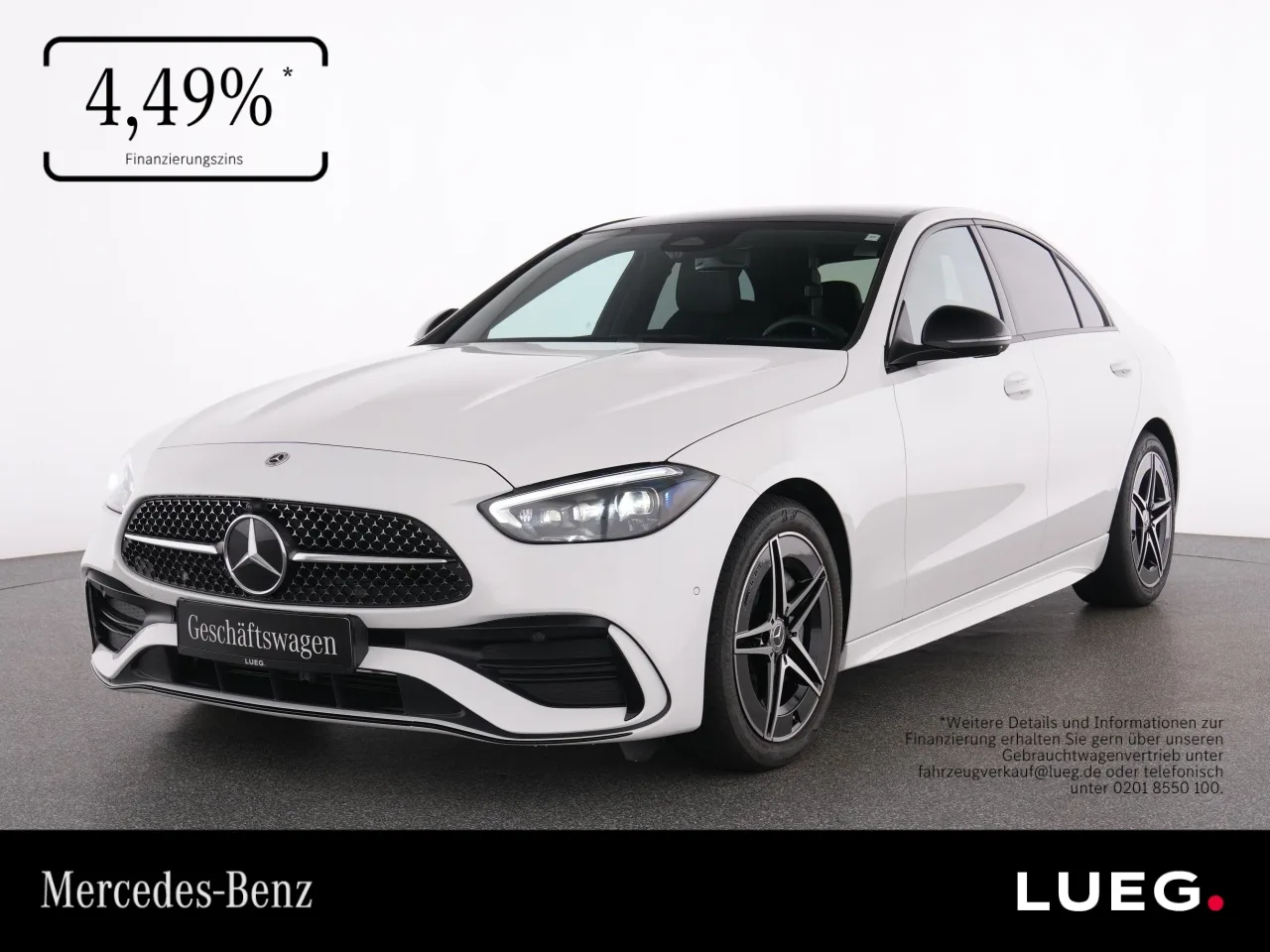 Mercedes-Benz C 200 AMG+NIGHT+PANO+DIG.LIGHT+MEMORY+360°+TOTW. - 204 PS
