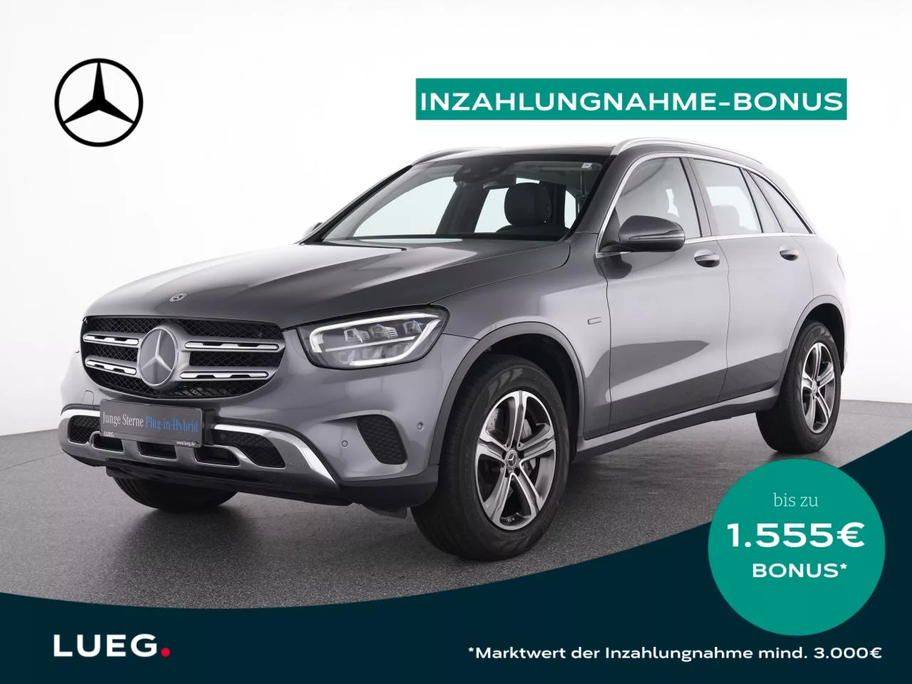 Mercedes-Benz GLC 300 e 4M Pano+AHK+Dist+LED-HP+RFK+EHeck+PTS+ - 211 PS