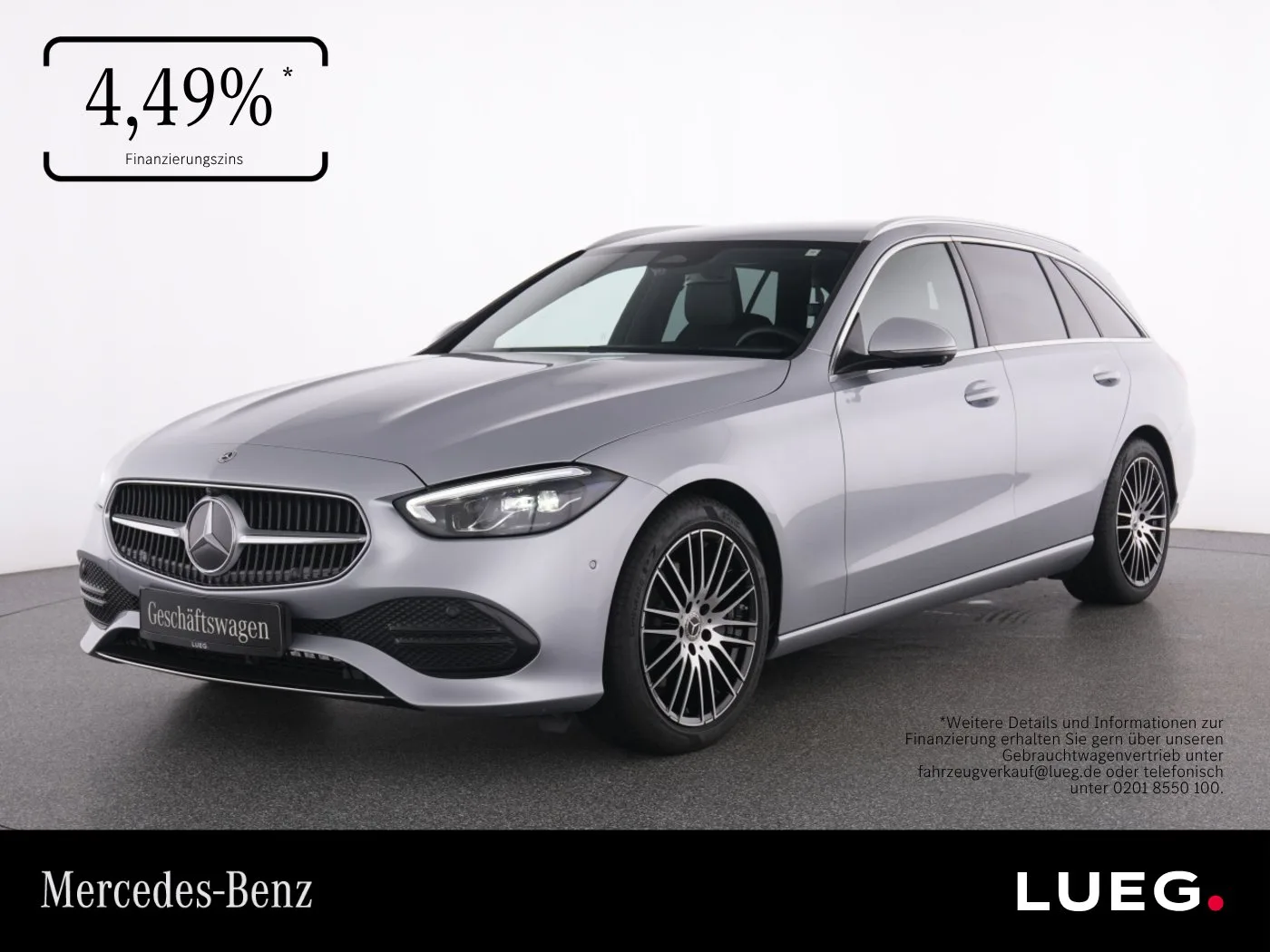 Mercedes-Benz C 200 d T AVANTGARDE+18+AHK+SOUND+MEMORY+360°++ - 163 PS