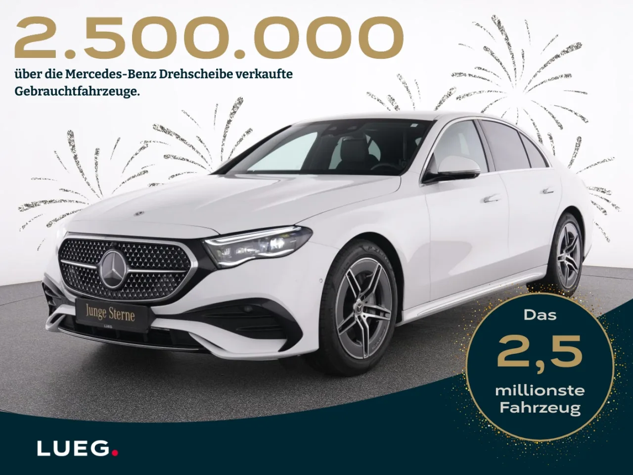 Mercedes-Benz E 200 AMG+MBUX+DLight+KeylGo+Memory+Amb+SHZ+360° - 204 PS