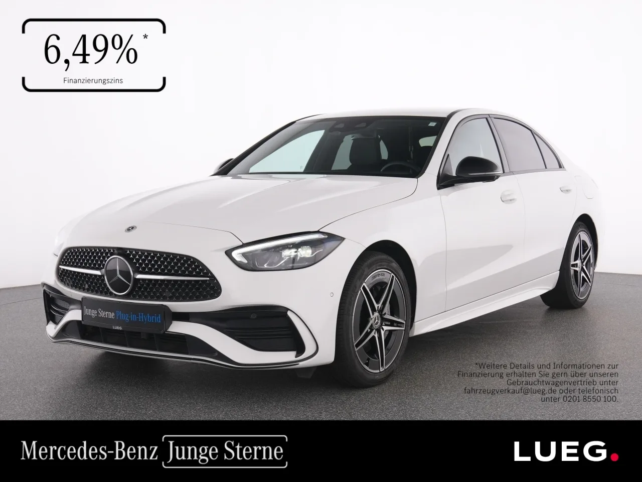 Mercedes-Benz C 300 e AMG+MBUX+LED-HP+Night+Sound+Amb+SHZ+360° - 204 PS