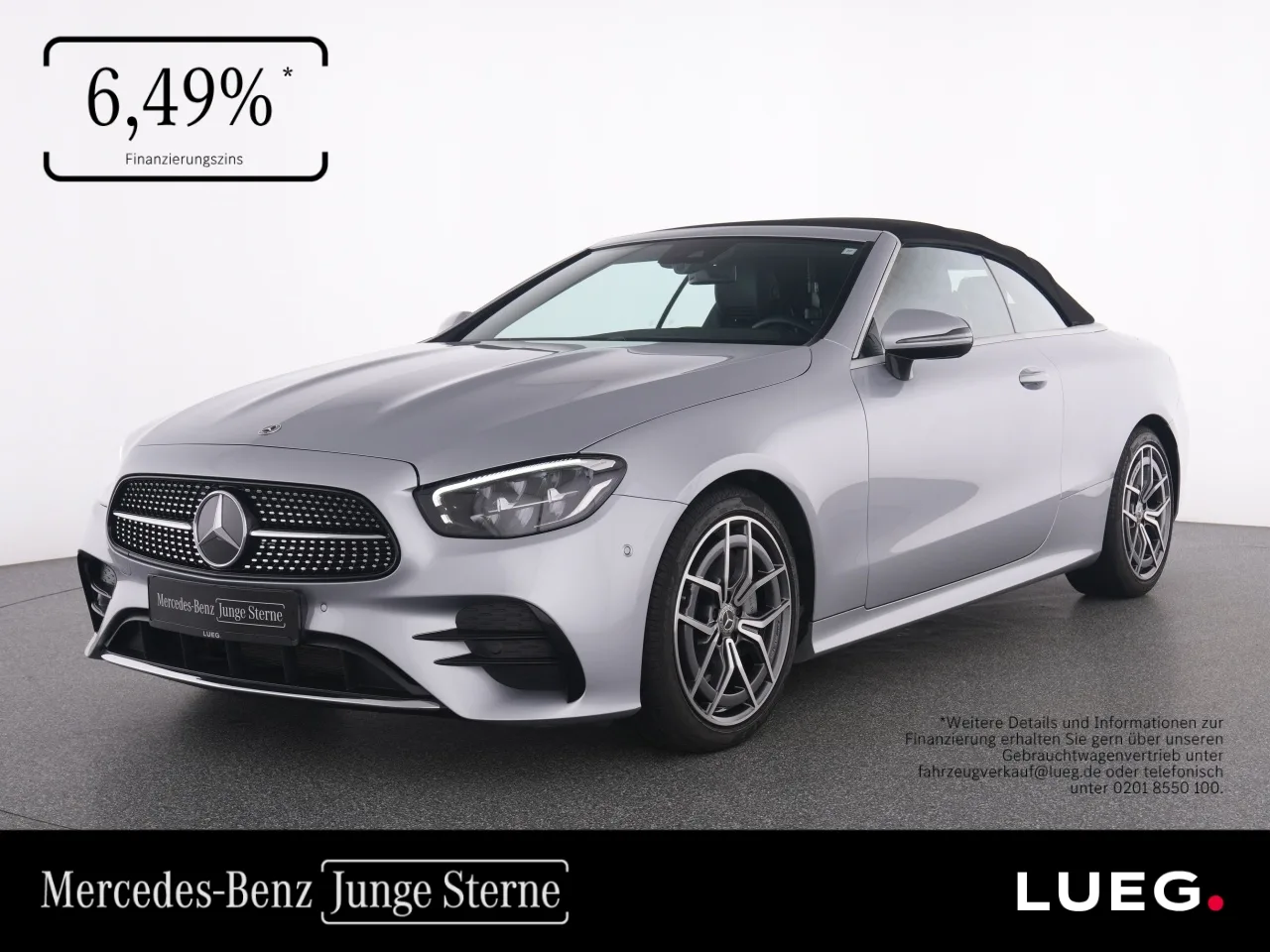 Mercedes-Benz E 200 Cabriolet AMG+MBUXHigh+LED+TotwA+Leder+RFK - 197 PS