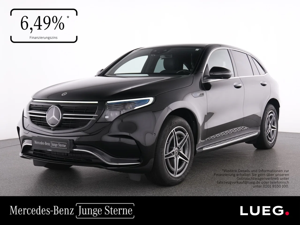 Mercedes-Benz EQC 400 4M AMG+SHD+MBeam+HUD+Sound+KeyG+EDW+360° - 408 PS