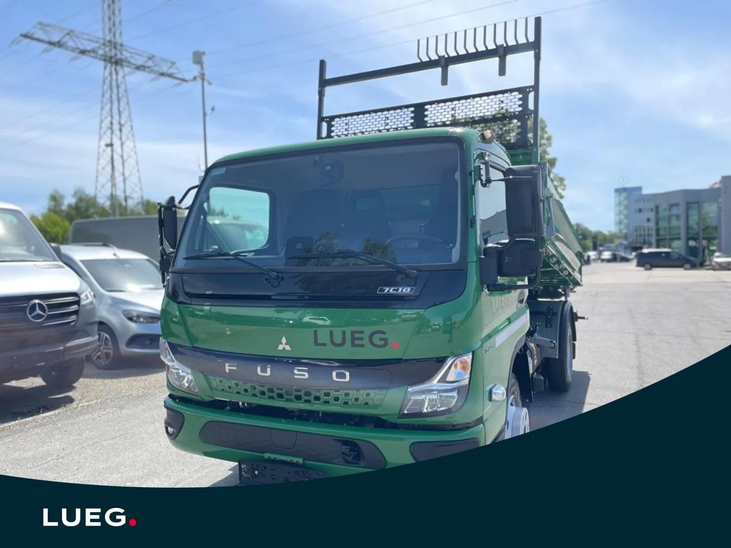 FUSO Canter 7C18 Meiller Kipper Klima AHK - 175 PS