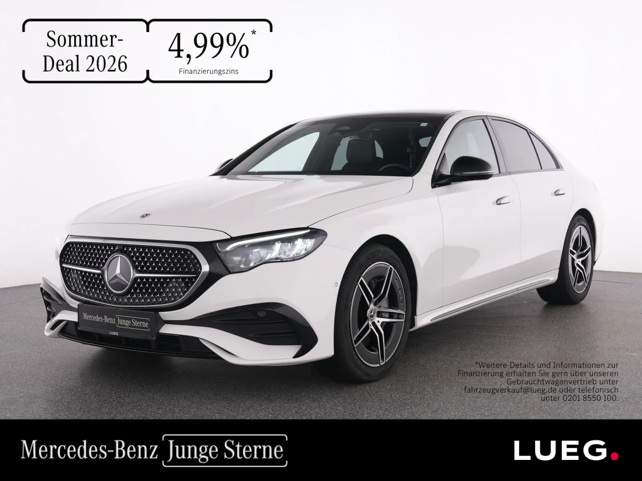 Mercedes-Benz E 220 d AMG+LED+Night+Kamera+Totw+KeyGo+PTS+Ambi - 197 PS