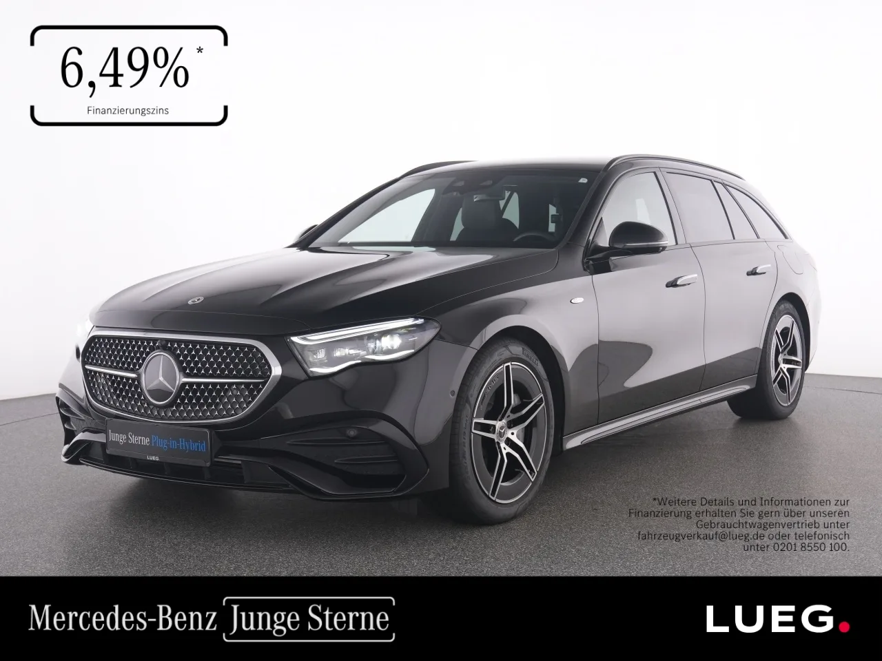 Mercedes-Benz E 300 T de AMG+MBUX+DLight+AHK+Burm4D+Night+360° - 197 PS
