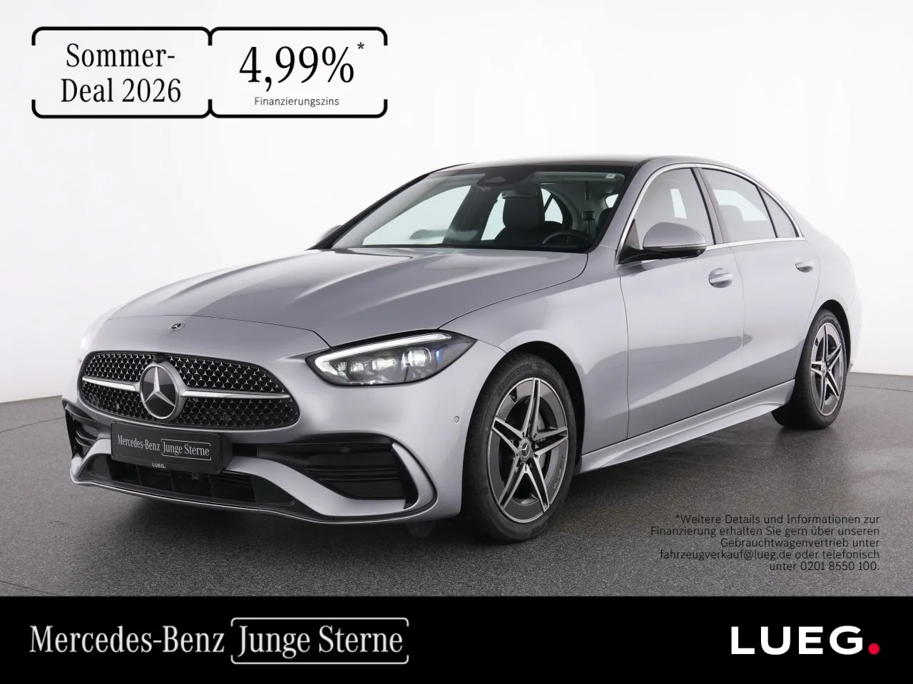 Mercedes-Benz C 300 d AMG+Pano+Burm+DLight+Distr+HUD+KeylG+360 - 265 PS