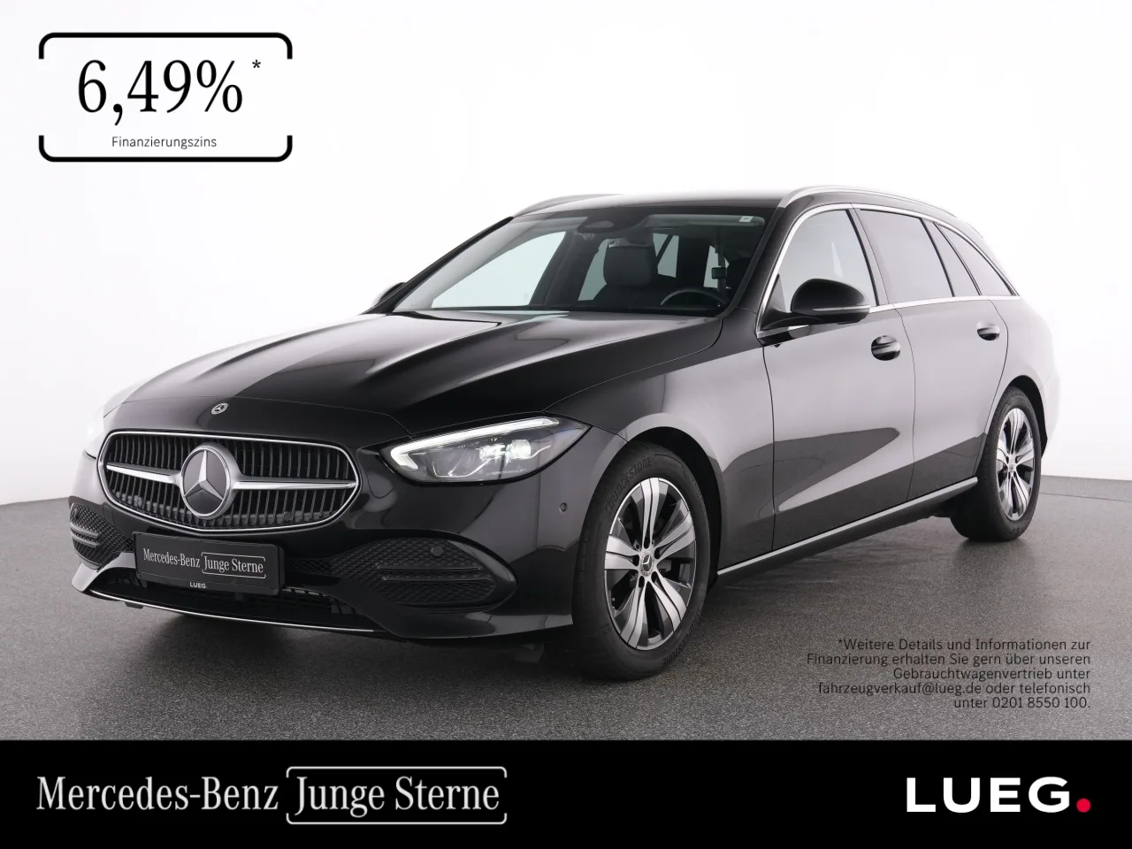 Mercedes-Benz C 200 d T Avantgarde+MBUX+LED-HP+AHK+Distr.+RFK - 163 PS