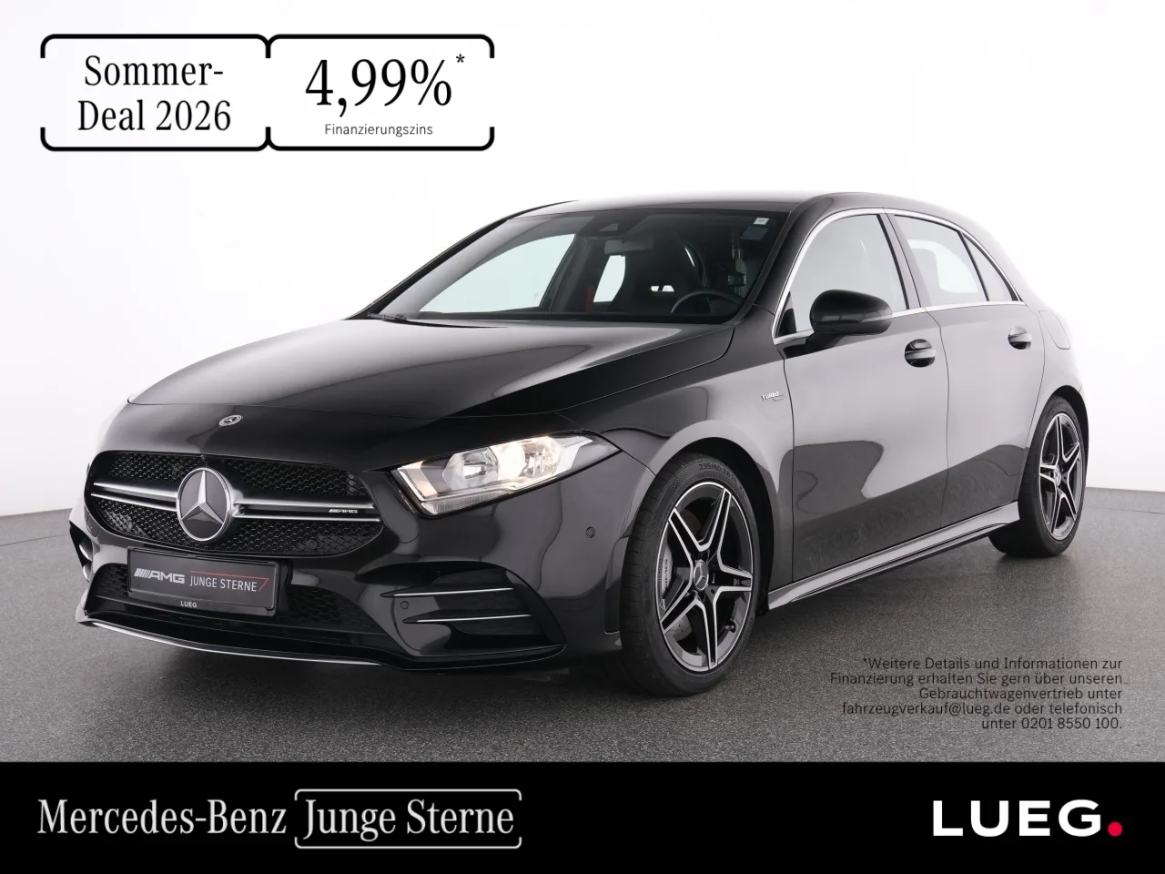 Mercedes-Benz A 35 AMG 4M MBUXHighEnd+SHZ+DAB+CarPlay+Spur+RFK - 306 PS