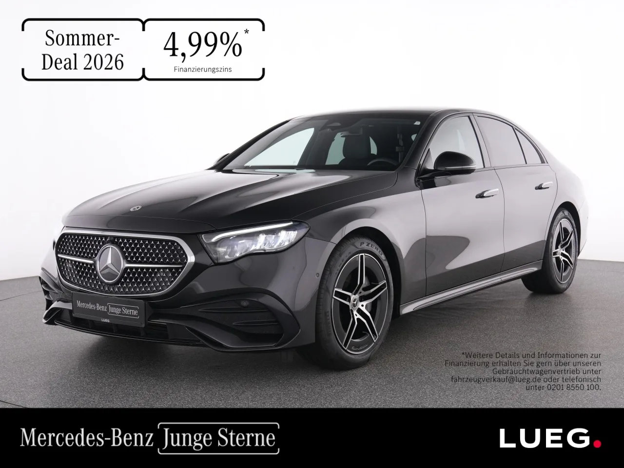 Mercedes-Benz E 200 AMG+MBUX+LED-HP+Night+KeylGo+Amb+TotwA+RFK - 204 PS