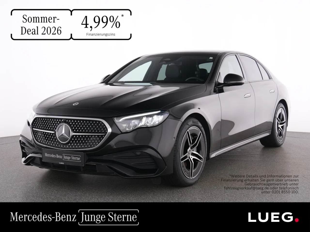 Mercedes-Benz E 200 AMG+Night+LED-HP+Kamera+Totw+KeyGo+PTS+DAB - 204 PS