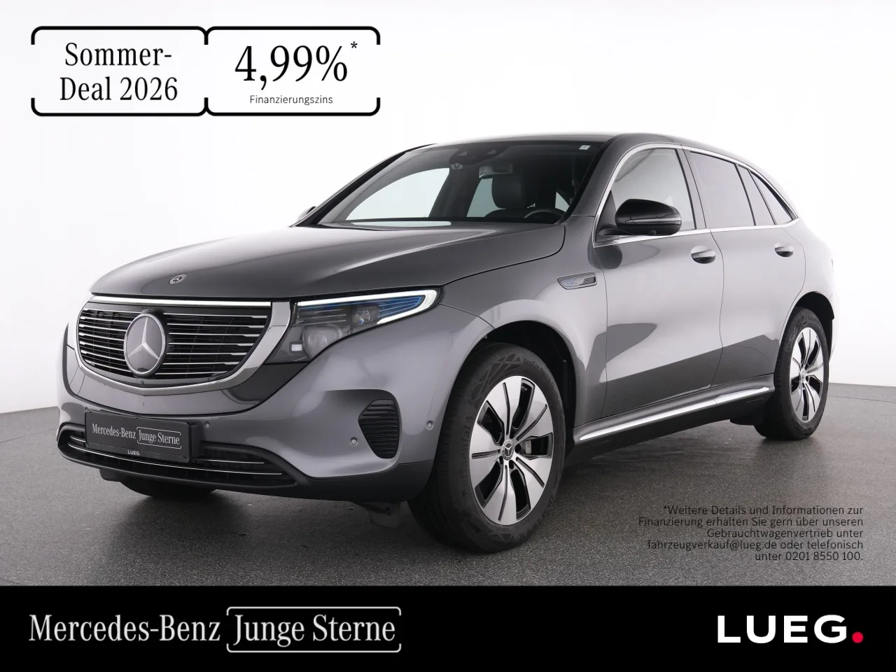 Mercedes-Benz EQC 400 4M ElectricArt+MBeam+Dist+360+Mem+EHeck+ - 408 PS