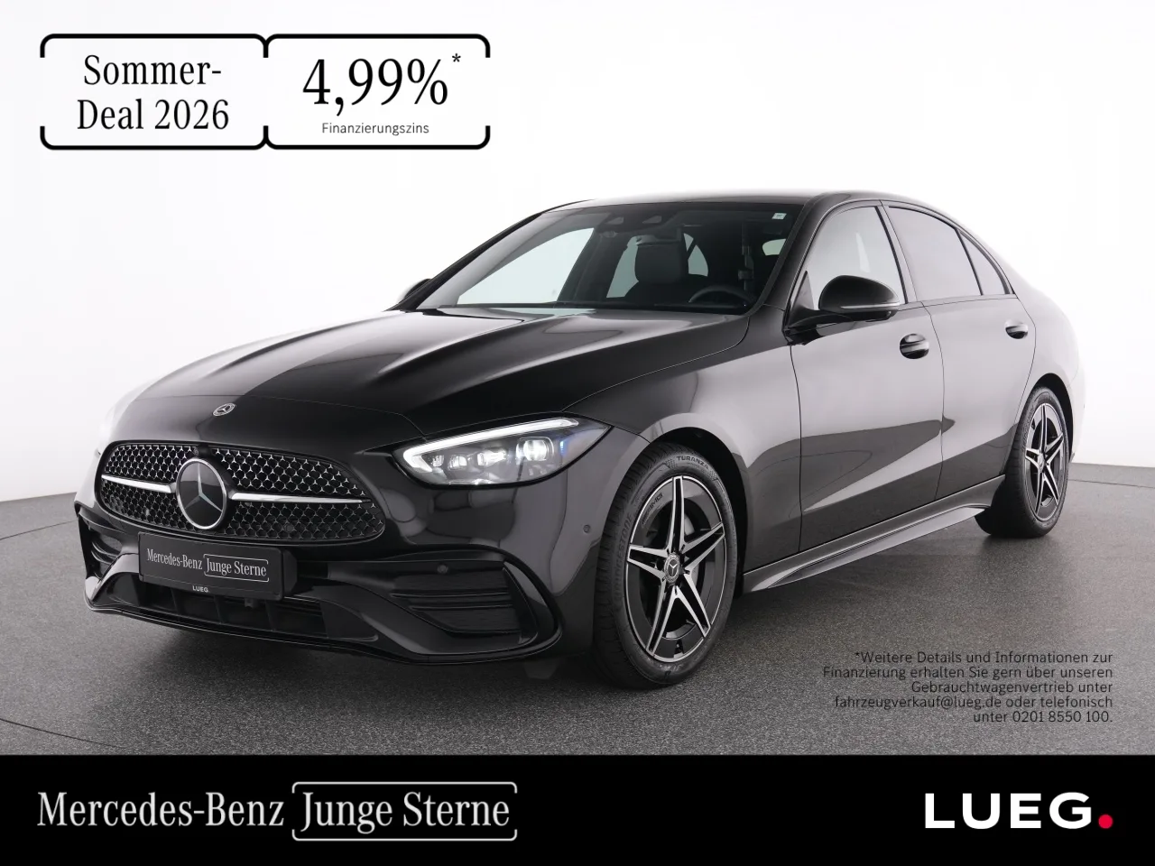 Mercedes-Benz C 220 d AMG+MBUX+DLight+Mem+Night+Sound+Amb+360° - 200 PS