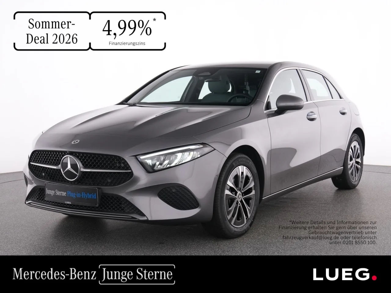 Mercedes-Benz A 250 e Progressive+LED+Sound+KeyGo+Kame+PTS+DAB - 163 PS