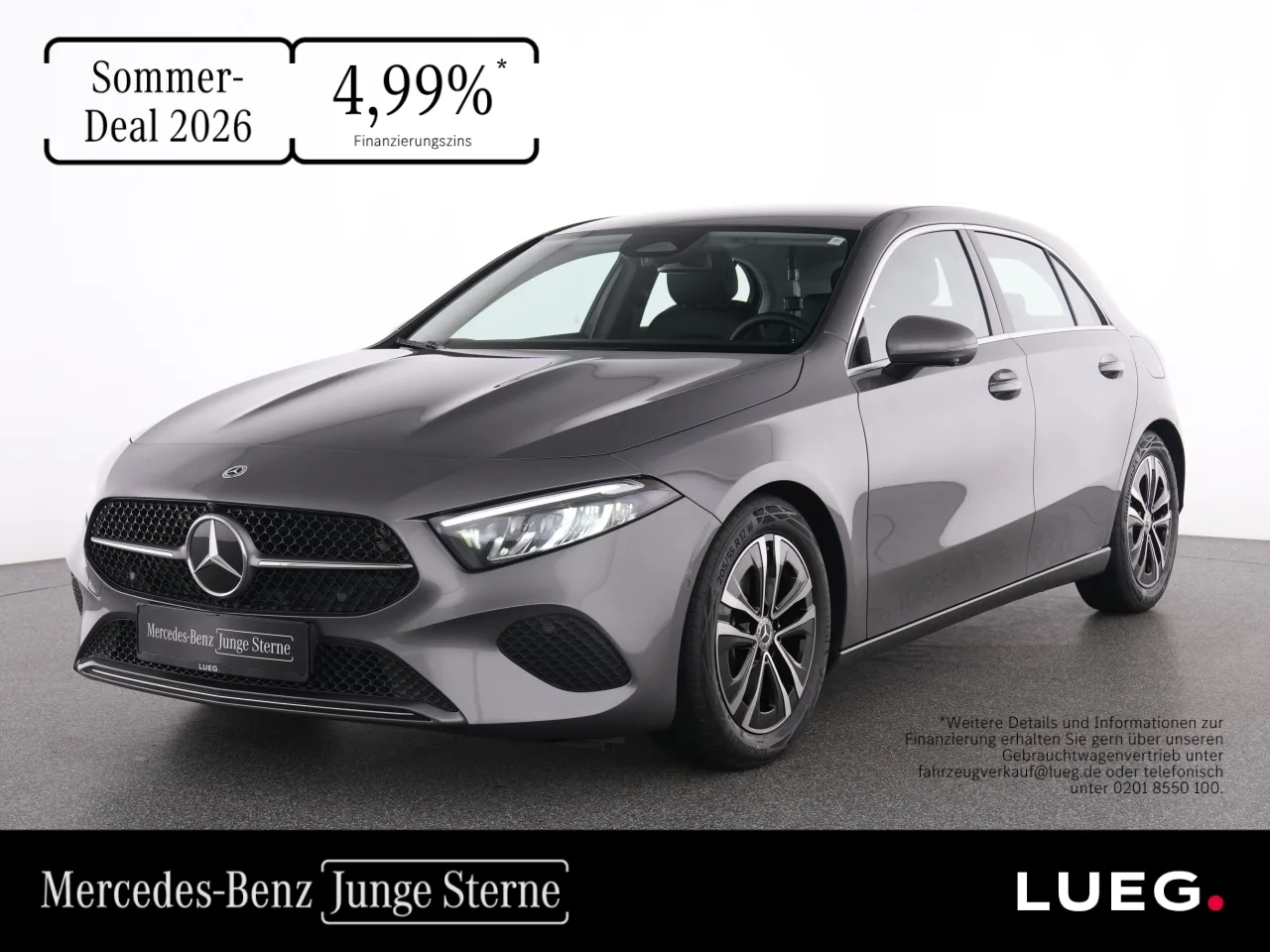 Mercedes-Benz A 200 Progressive+LED-HP+360°+Dist+Totw+PTS+DAB+ - 163 PS