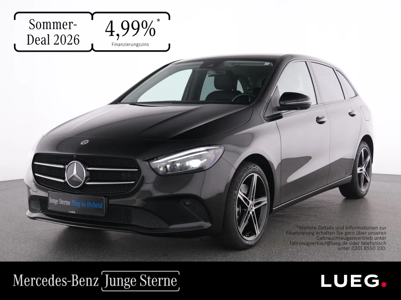 Mercedes-Benz B 250 e Progressive+MBUX+MBeam+Leder+Night+360° - 160 PS