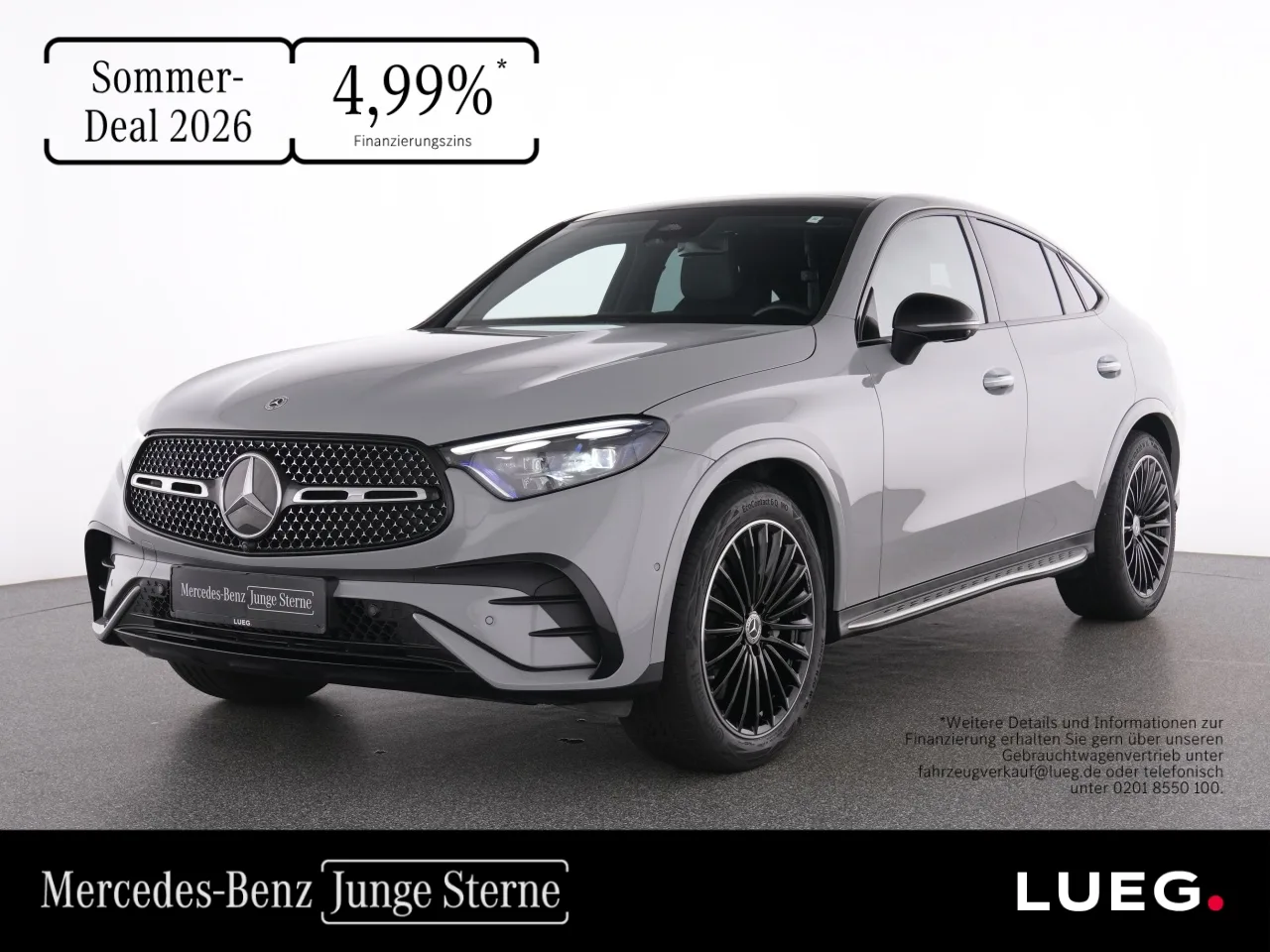 Mercedes-Benz GLC 200 4M Coupé AMG+Pano+DLIGHT+20+AHK+KeyG+360 - 204 PS
