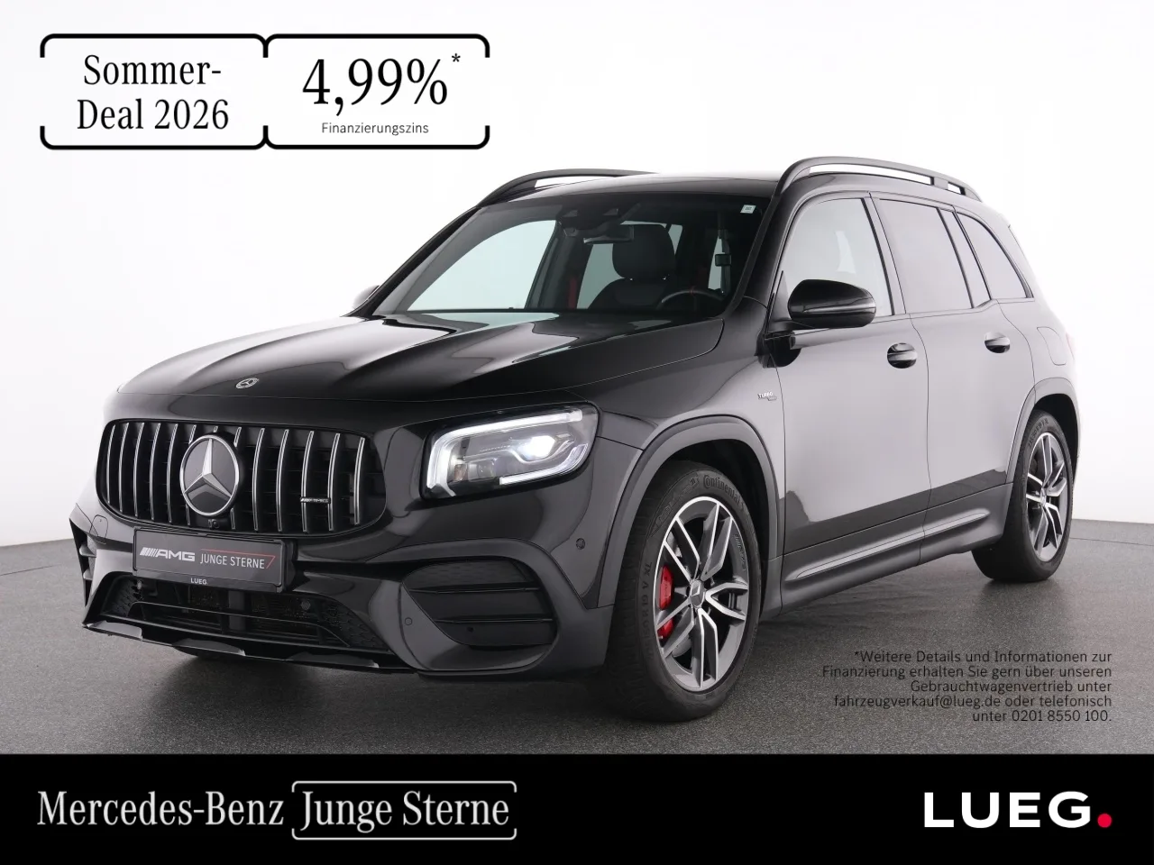 Mercedes-Benz GLB 35 AMG 4M Pano+MBeam+Sound+Night+AHK+EDW+RFK - 306 PS