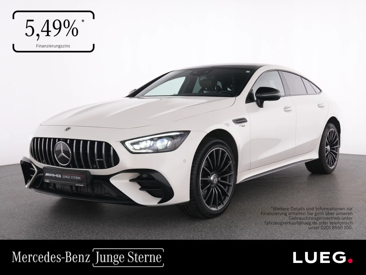 Mercedes-Benz AMG GT 53 4M Pano+Burm+MBeam+V8Style+HUD+20+RFK - 435 PS