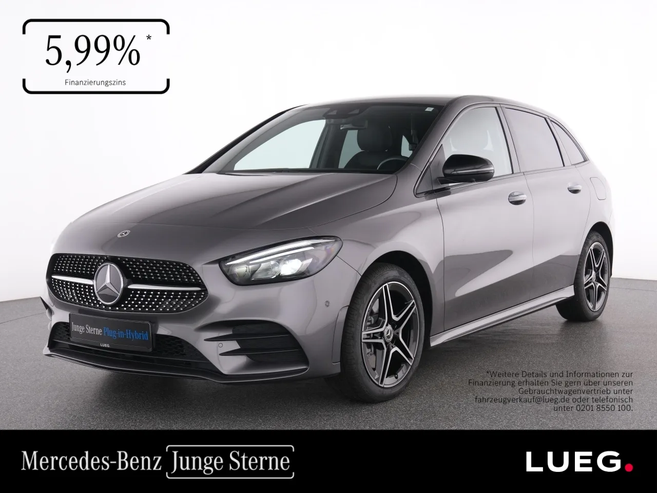 Mercedes-Benz B 250 e AMG+LED-HP+Night+360+KeyGo+Totw+PTS+Ambi - 160 PS