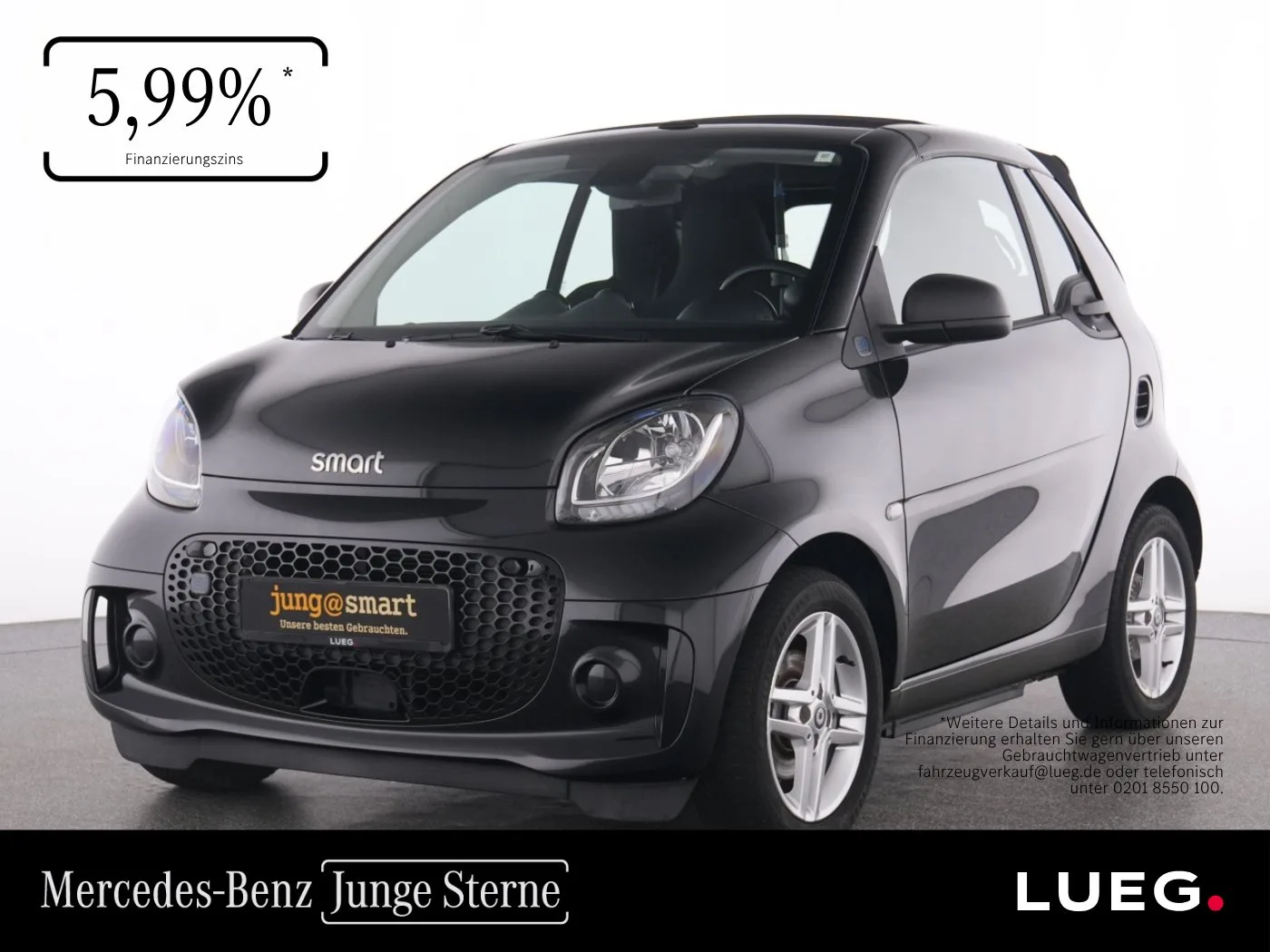 Smart EQ fortwo cabrio Cool&Audio/DAB+Plus-Paket+SHZ+ - 82 PS