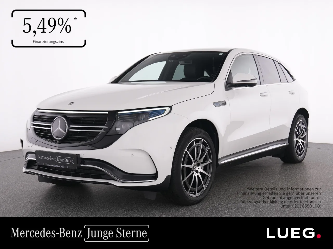Mercedes-Benz EQC 400 4M AMG+SHD+MBeam+360+Dis+Soun+KeyG+EHeck - 408 PS